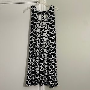 Black and white dress